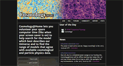 Desktop Screenshot of cosmologyathome.org